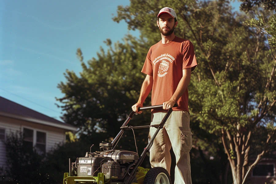 battery powered self propelled lawn mowers