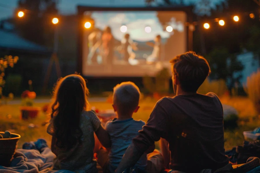 top rated outdoor movie projectors